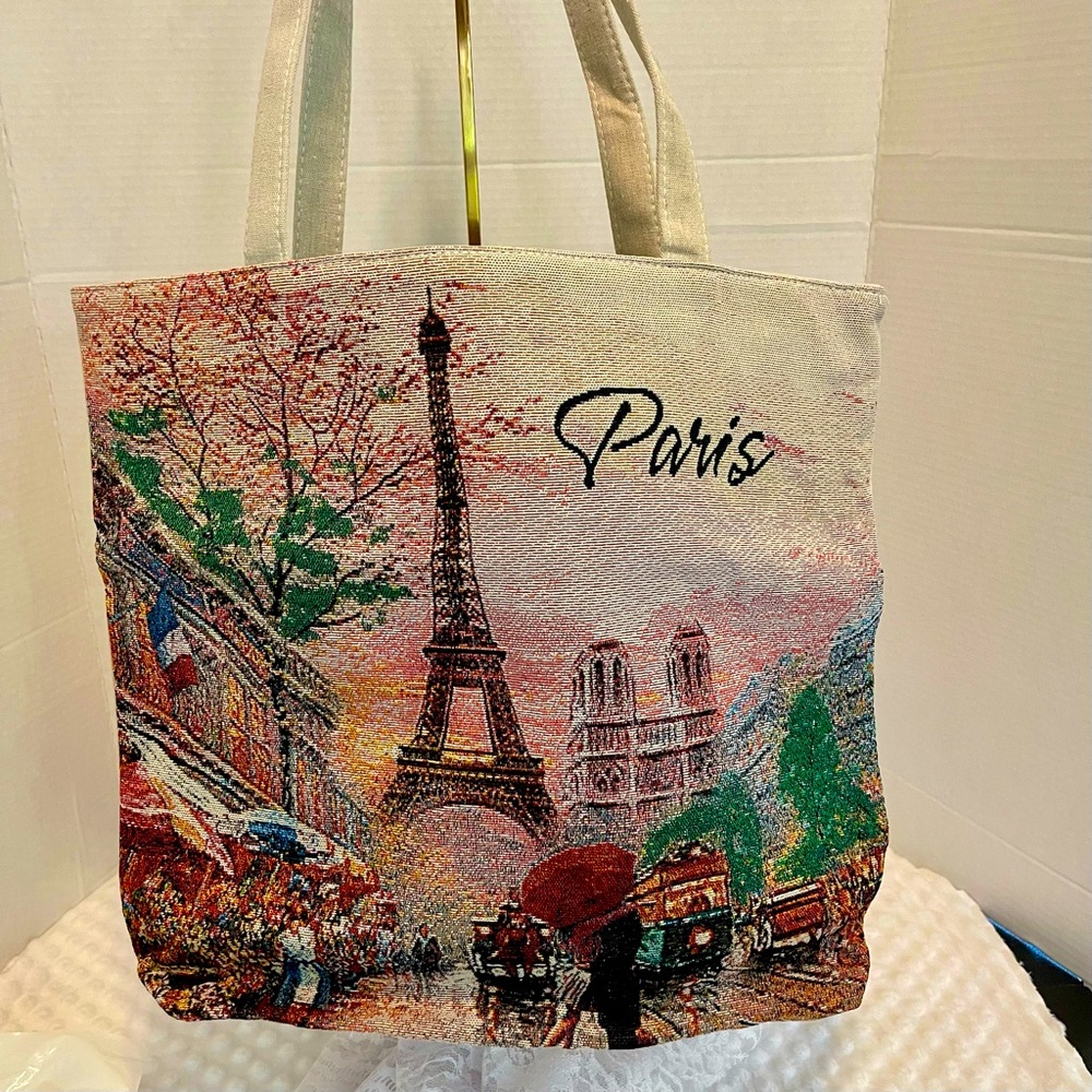 NWT Paris market tote Paris Themed- Multicolor
Purchased in Paris,
